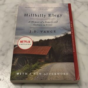 Hillbilly Elegy Book by J.D. Vance